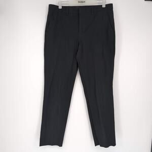 Express Men's Slim Fit Black Suit Dress Pants Straight Leg - Size 34/32 - GUC